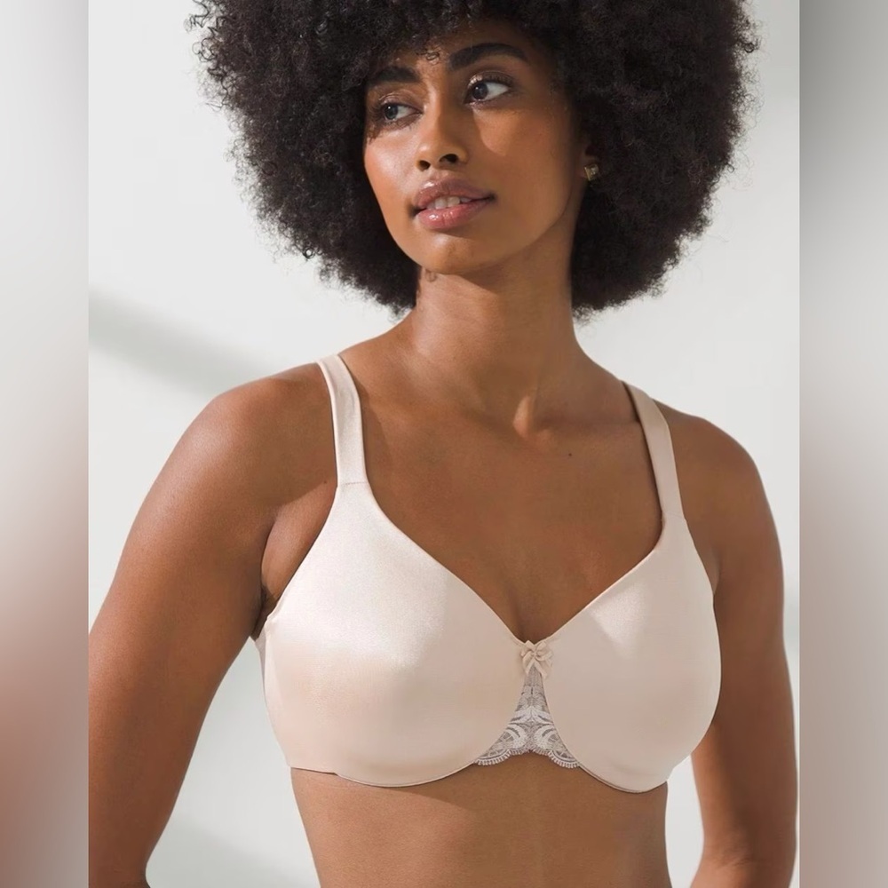 RARE SOMA NWT SENSUOUS SIDES MINIMIZER 3INCH in PALE SAND—36DD